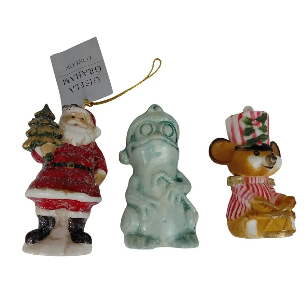 Mixed Lot Of 25 Vintage Christmas Tree Ornaments